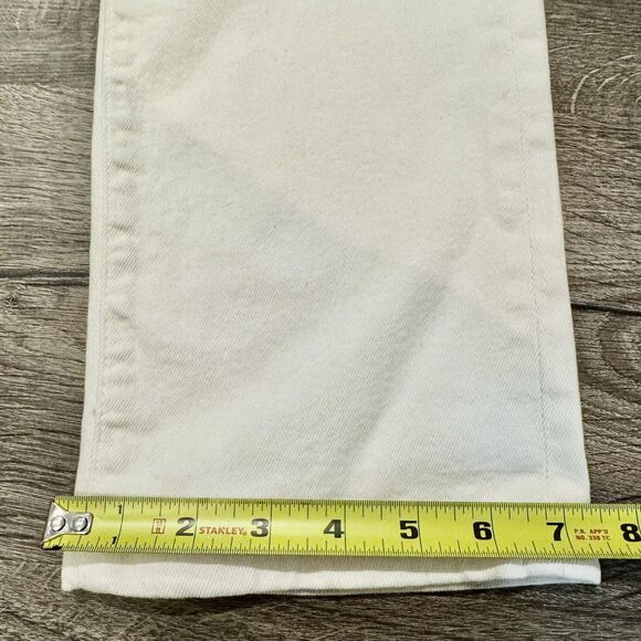 Fidelity Torino Jeans Mens 36X29 Cream Straight Cotton Denim Made in USA Slim - Picture 9 of 11